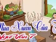 Soạn bài Mùa xuân của tôi – Bài 15 trang 173 Văn 7: Bài văn có thể chia làm mấy đoạn ? Nêu nội dung chính của mỗi đoạn và sự liên kết giữa các đoạn.