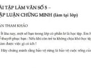 Soạn bài Viết bài tập làm văn số 5 – Văn lập luận chứng minh – Bài 23 trang 58 SGK Văn lớp 7:  Hãy chứng minh rằng bảo vệ rừng là bảo vệ cuộc sống của chúng ta.