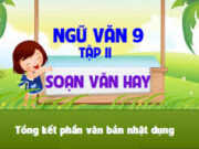 Soạn bài Tổng kết phần văn bản nhật dụng Văn 9 trang 94 (ngắn gọn): Hệ thống các văn bản nhật dụng đã học