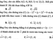 Đề kiểm tra giữa kì 1 môn Toán lớp 11 – THPT Chuyên Hà Nội Amsterdam 2019: Cho các chữ số 0, 1, 2, 3, 4, 5. Có bao nhiêu số gồm 3 chữ số khác nhau được thành lập từ các chữ số đã cho?