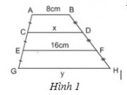 Đề thi giữa học kì 1 lớp 8 môn Toán trường THCS Giai Xuân năm học 2018: Cho hình thang ABCD (AB // CD), biết rằng góc A = 3 góc D, góc B – góc C = 30o. Số đo góc B là bao nhiêu độ?