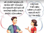 Lắng nghe và chấp nhận: Biết lắng nghe và chấp nhận những lời nhận xét, đánh giá vì mình cho thấy điều gì?