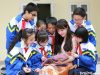 [Trường TH Hùng Vương] kiểm tra môn Tiếng Việt lớp 1 giữa học kì 1: Học sinh chọn đọc thành tiếng 1 trong 4 câu sau: Mẹ đưa bé đi chơi phố