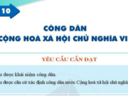 Bài 10: Công dân nước cộng hòa xã hội chủ nghĩa Việt Nam trang 48, 49, 50, 51 SGK GDCD lớp 6