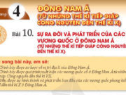 Bài 10: Sự ra đời và phát triển các vương quốc Đông Nam Á trang 49 SGK Lịch sử 6 cánh diều