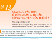 Bài 13: Giao lưu văn hóa ở Đông Nam Á từ đầu Công nguyên đến thế kỉ X trang 56 Lịch sử lớp 6