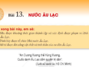 Bài 13: Nước Âu Lạc trang 62, 63, 64, 65, 66 SGK Lịch Sử lớp 6 Cánh diều