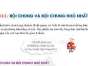 Bài 13: Bội chung và bội chung nhỏ nhất trang 53 Toán lớp 6 Cánh diều