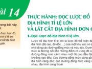 Địa 6 Bài 14: Thực hành Đọc lược đồ địa hình tỉ lệ lớn và lát cắt địa hình đơn giản