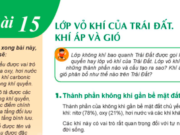 Bài 15: Lớp vỏ khí của Trái Đất. Khí áp và gió – Lịch sử và Địa lí lớp 6 – KNTT