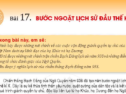 Bài 17: Bước ngoặt lịch sử đầu thế kỉ X trang 85, 86, 87, 88, 89, 90 SGK Lịch sử 6 cánh diều