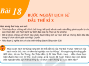 Bài 18: Bước ngoặt lịch sử đầu thế kỉ X trang 80 SGK Lịch sử lớp 6 KNTT