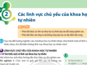 Bài 2: Các lĩnh vực chủ yếu của khoa học tự nhiên trang 8, 9, 10 Khoa học tự nhiên lớp 6 CTST