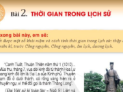 Bài 2: Thời gian trong lịch sử trang 10, 11, 12 SGK Lịch Sử 6 Cánh diều