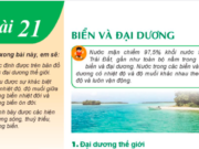 Bài 21: Biển và đại dương trang 163, 164, 165, 166 SGK Địa lí lớp 6 KNTT