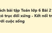 Bài 21: Hình có trục đối xứng Sách bài tập Toán 6 Kết nối tri thức