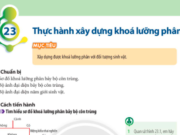 Bài 23: Thực hành xây dựng khóa lưỡng phân trang 107 Khoa học tự nhiên 6