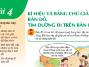 Giải bài tập Địa lí lớp 6 Bài 4: Kí hiệu và bảng chú giải bản đồ. Tìm đường đi trên bản đồ