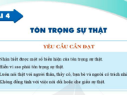 GDCD 6 Bài 4: Tôn trọng sự thật trang 19, 20, 21 SGK Cánh Diều