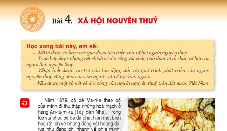 Bài 4: Xã hội nguyên thủy trang 17, 18, 19, 20, 21 SGk Lịch sử ...