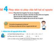 Giải Toán lớp 6 Bài 4. Phép nhân và phép chia hai số nguyên – trang 65 sách Chân trời sáng tạo