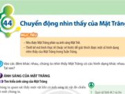 Bài 44: Chuyển động nhìn thấy của Mặt Trăng – Khoa học tự nhiên lớp 6 – CTST