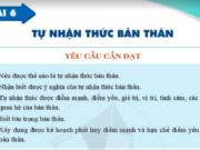 Bài 6 Tự nhận thức bản thân trang 27, 28, 29, 30, 31, 32 SGK GDCD 6 Cánh Diều