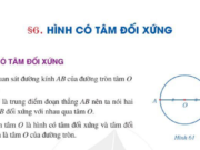 Bài 6 Hình có tâm đối xứng trang 111, 112 SGK Toán 6 Cánh diều tập 1