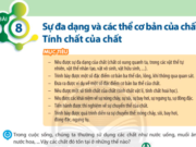 Bài 8: Sự đa dạng và các thể cơ bản của chất. Tính chất của chất trang 35 Khoa học tự nhiên lớp 6 CTST