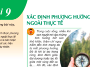 Bài 9: Xác định phương hướng ngoài thực tế trang 126, 127 SGK Địa lí lớp 6 KNTT