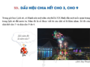 Bài 9. Dấu hiệu chia hết cho 3, cho 9 – Toán lớp 6 – Cánh diều