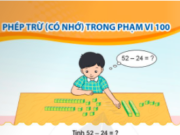 Phép trừ (có nhớ) trong phạm vi 100 trang 66, 67 Toán 2 Cánh diều