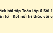 Bài 10: Số nguyên tố SBT Toán 6 Kết nối tri thức