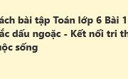 Bài 15: Quy tắc dấu ngoặc trang 54 Sách bài tập Toán 6 Kết nối tri thức