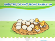 Phép trừ (có nhớ) trong phạm vi 20 trang 30, 31 SGK Toán 2 tập 1