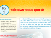 Bài 2: Thời gian trong lịch sử trang 15, 16 SGK Lịch sử lớp 6 Chân trời sáng tạo