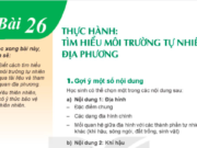 Bài 26: Địa 6 Thực hành: Tìm hiểu môi trường tự nhiên đa dạng