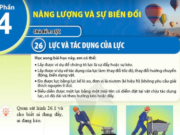 Bài 26: Lực và tác dụng lực trang 137, 138, 139 Khoa học lớp 6 Cánh Diều