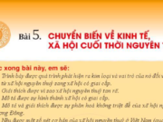 Cánh Diều Lịch sử 6 bài 5: Chuyển biến kinh tế, xã hội cuối thời nguyên thủy