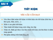 Giải bài tập GDCD lớp 6 Bài 9: Tiết kiệm trang 42, 43, 44, 45, 46, 47 SGK Cánh Diều