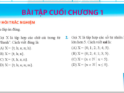 Giải Bài tập cuối chương 1 Số tự nhiên trang 45, 46, 47 Toán lớp 6 Chân trời sáng tạo