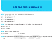 Giải Bài tập cuối chương 2 trang 56 Toán lớp 6 – Tính chia hết trong tập hợp các số tự nhiên