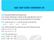 Bài tập cuối chương 3 Số nguyên trang 82 Toán lớp 6 Kết nối tri thức