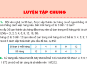 Giải bài tập Luyện tập chung trang 43 Toán lớp 6 tập 1 KNTT