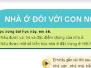 Bài 1: Nhà ở đối với con người – Công nghệ lớp 6 – Cánh Diều