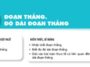 Bài 34: Đoạn thẳng. Độ dài đoạn thẳng trang 51, 52, 53, 54 Toán lớp 6 tập 2