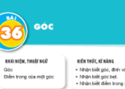 Bài 36: Góc trang 58, 59, 60 Toán lớp 6 tập 2 KNTT