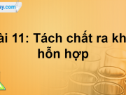 Giải Bài 11: Tách chất ra khỏi hỗn hợp trang 61, 62, 63, 64 Khoa học tự nhiên lớp 6 Cánh Diều