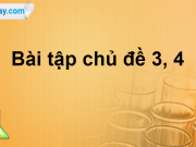 Giải Bài tập chủ đề 3 và 4 trang 43 SGK Khoa học tự nhiên lớp 6 Cánh Diều