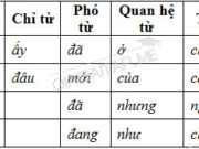 Soạn Bài Tổng kết về ngữ pháp – Bài 29 trang 130 Văn 9:  Hãy cho biết danh từ có thể đứng sau những từ nào, động từ đứng sau những từ nào và tính từ đứng sau những từ nào ?